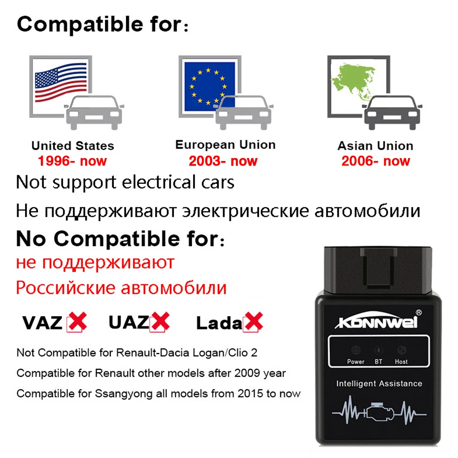KONNWEI KW912 ELM327 Bluetooth Pic18f25k80 Obd2 v1.5 сканер автомобильный диагностический инструмент