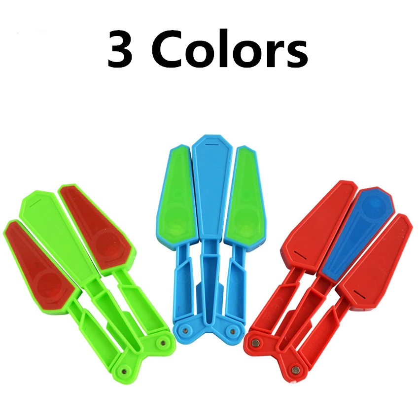 Children Butterfly Knife Sword Flipper Warrior Flip Toys with LED Up Toy Endless Addictive Fun Twirl Stress Reliever Reducer | Игрушки и