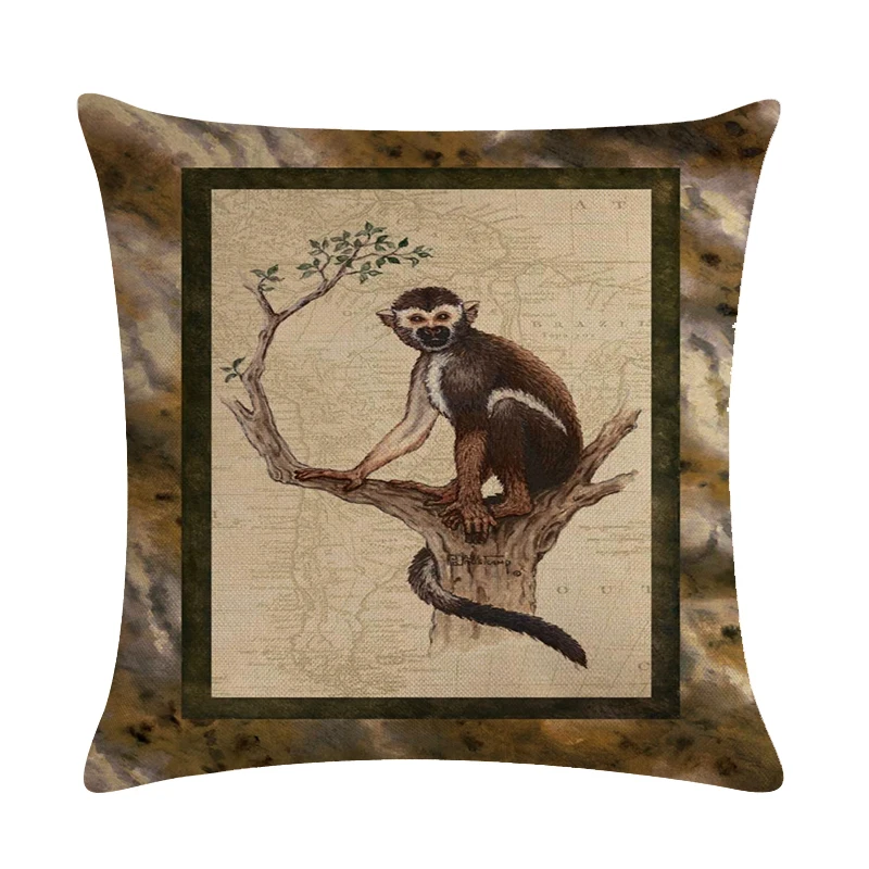 Animal patterns rely on pillowcases upholstery pillows sofa chairs 45 cm home decoration | Дом и сад