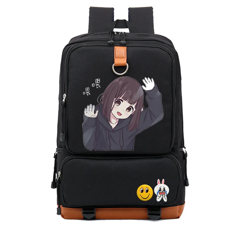 Высококачественный унисекс рюкзак Anime menhera chan для подростков с большой вместимостью.