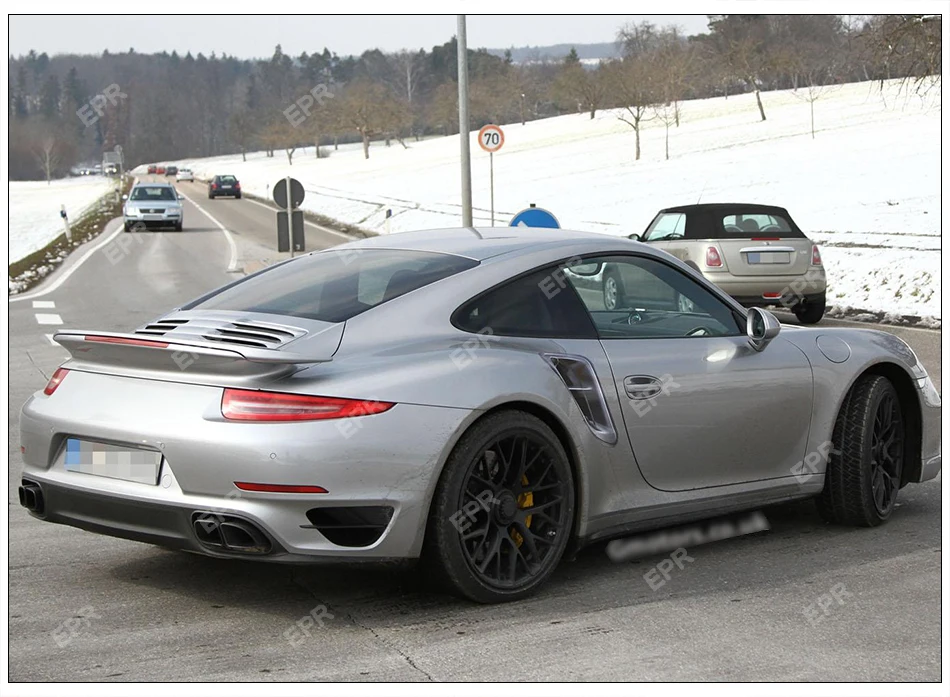 Для Porsche 997(2007-2010) Turbo и GT2 Turbo углеродного волокна сбоку воздухозаборника совки настройки части отделка Гонки 997 GT2 углерода вентиляционное отверстие