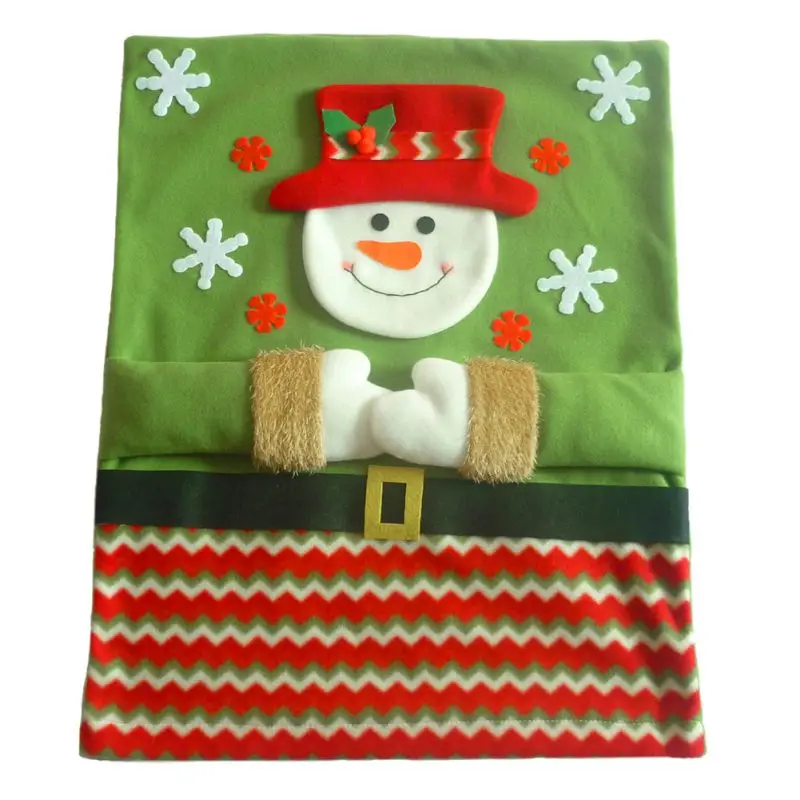 Рождественские украшения Navidad рождественские покрытия для стула украшения для дома новогодние вечерние принадлежности украшение для обеденного стола
