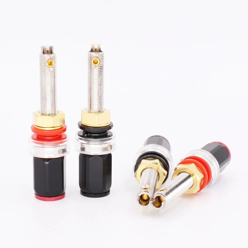 Hi-End родиевое покрытие для колонки усилителя клеммы связывающей 4 шт. |