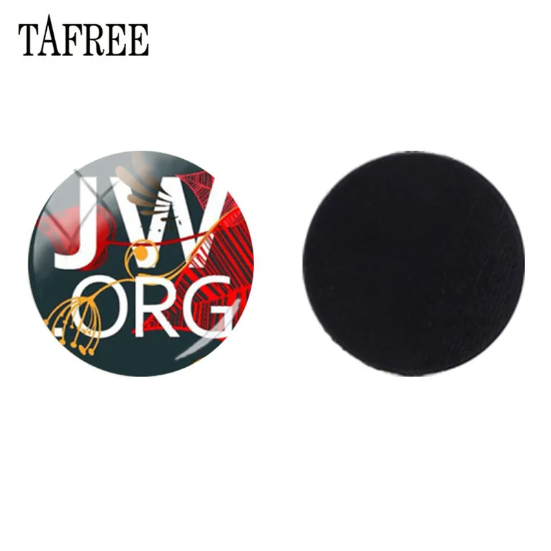 QF53 TAFREE/JW. ORG магнитные наклейки на холодильник, стеклянный кабошон, куполообразные бусины, ювелирные изделия QF60 - Цвет: QF53