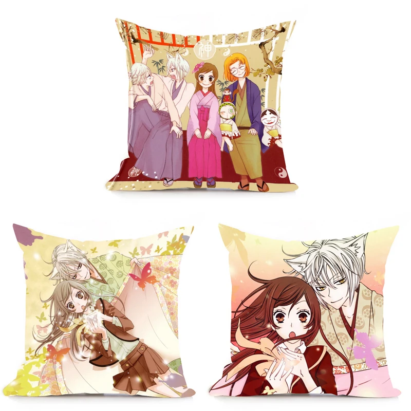 Домашний текстиль Kamisama Kiss Anime Nanami & Tomoe 2WT 2way квадратная Подушка Чехол