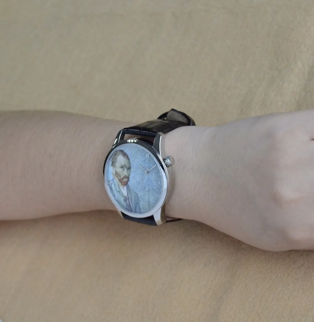 Часы знаменитые с рисунком большого размера часы унисекс бесплатная доставка|watch