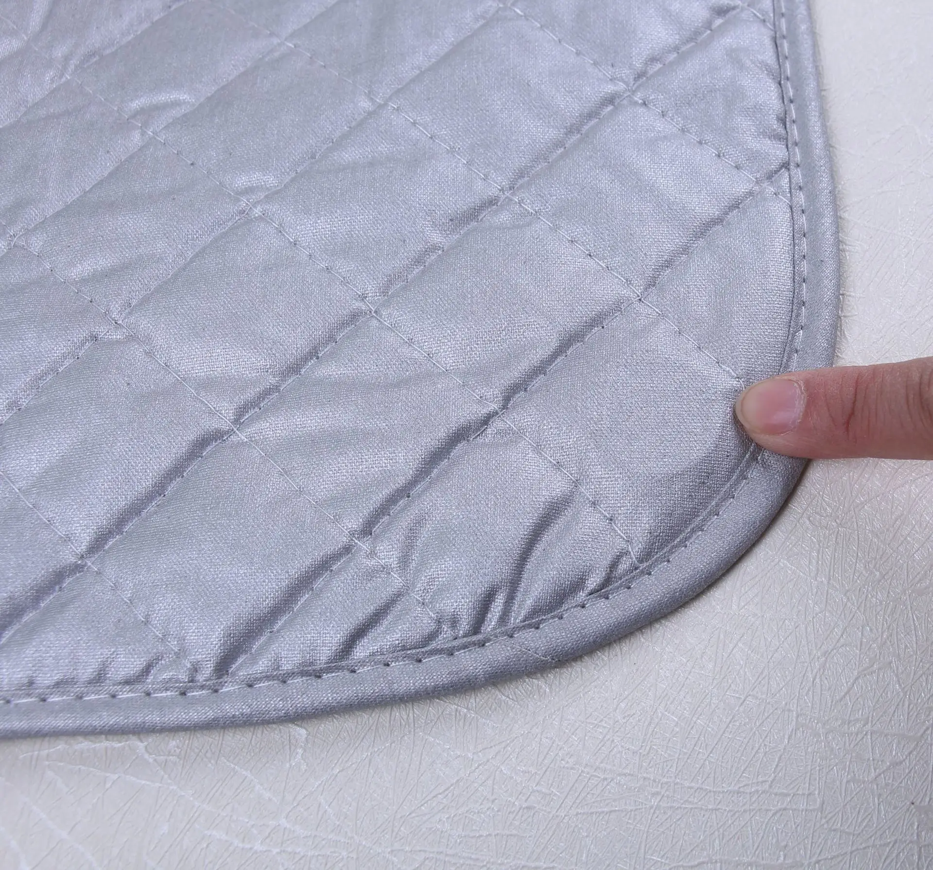 Серебряный NONE Магнитная гладильная доска крышка Защитный пресс сетка Утюг для