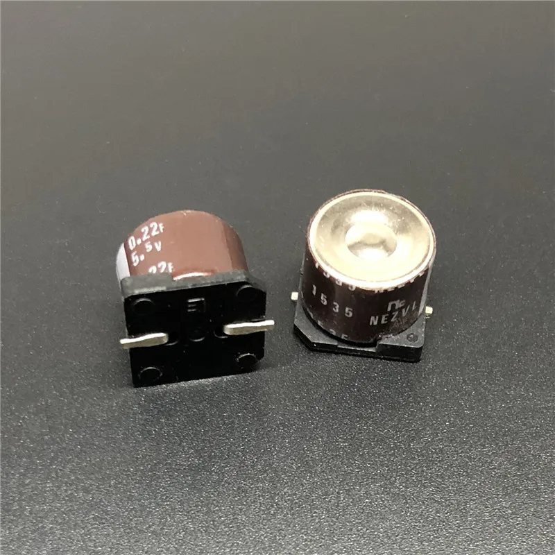 2 шт/10 шт 0.22F 5 V NIC NEZVL серии 12 5x10 мм 5.5V0.22F SMD фарад супер конденсатор|Конденсаторы| |