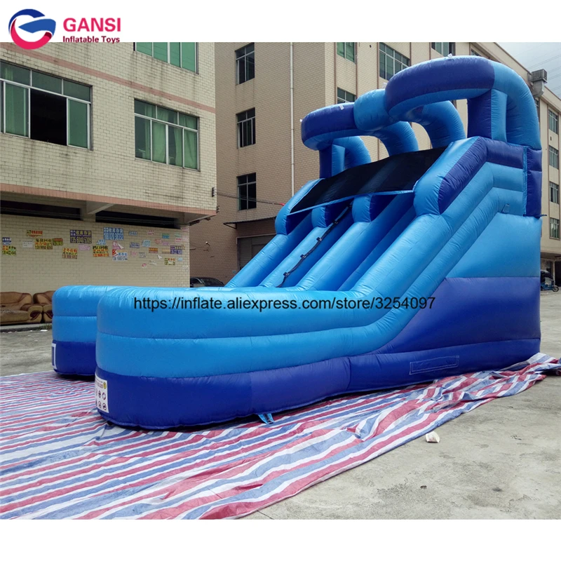 Надувная горка для прыжков на воде надувная детей и взрослых 7*5*5 2 м|jumping bouncer|slide