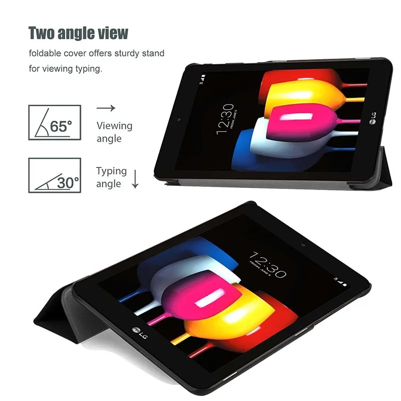 CucKooDo Тонкий чехол с подставкой Жесткий Чехол защитный для LG G Pad F2 8 0 Sprint Model LK460
