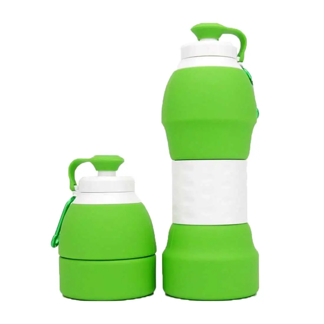 Портативная силиконовая бутылка для воды 580 мл Выдвижная складная кофейная