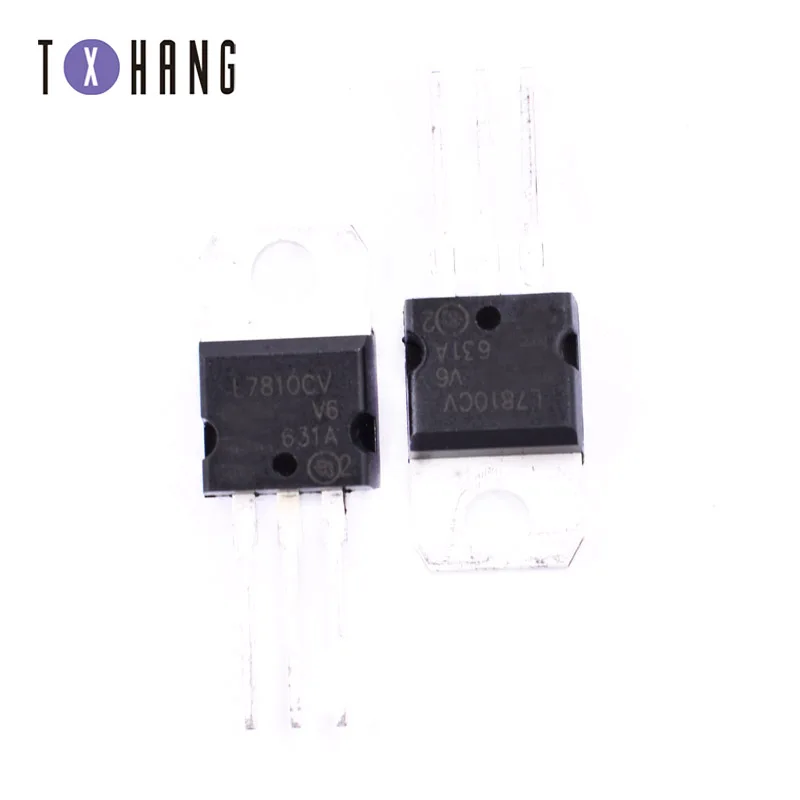 10 шт. L7810CV TO 220 L7810 TO220 7810 MC7810 новый оригинальный Бесплатная доставка|Интегральные