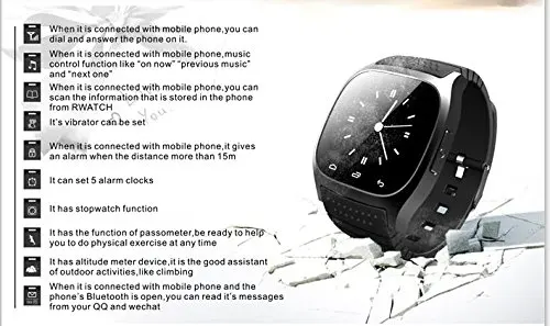 Bluetooth Smart часы M26 Роскошные наручные для iPhone Samsung Xiaomi Huawei Android и iOS смартфон