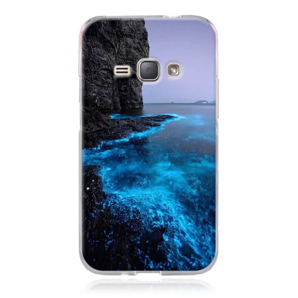Мягкий чехол из тпу для Samsung Galaxy J1 2016 силиконовый с рисунком J120F J120H телефона чехлы