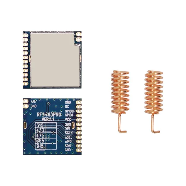 10pcs/lot FCC / IC certified RF4463PRO - 100mW 868mhz wireless module 1km si4463 rf module