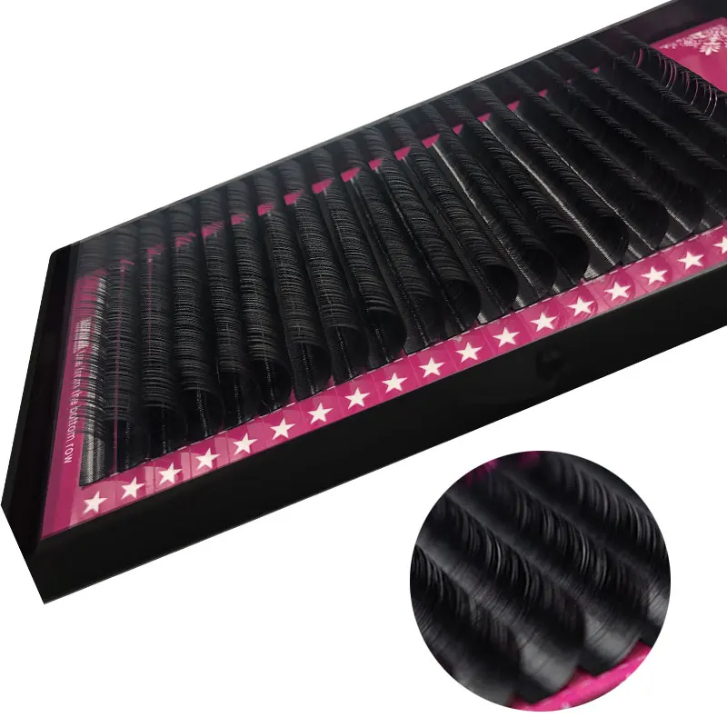 Корейские ресницы ручной работы 7-18 мм 20 линий pbt натуральные мягкие