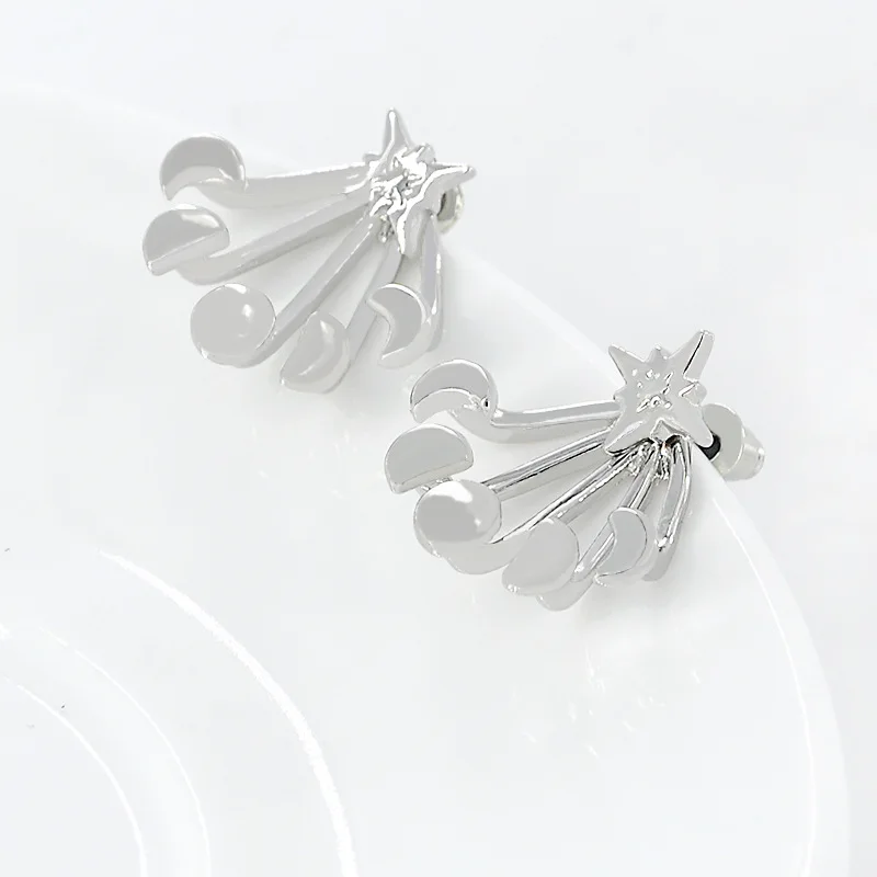 Новые золотые для ушей пиджак с манжетами хрустальные клипсы Панк заклепки