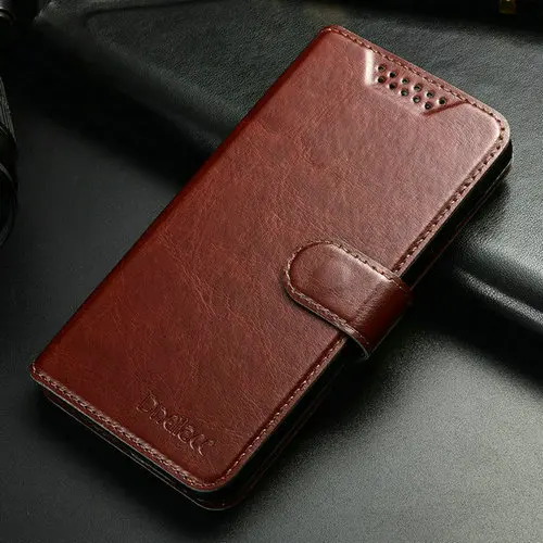 Dneialcc Роскошный чехол-бумажник для Redmi 5 Plus, чехол-книжка с откидной крышкой из искусственной кожи, чехол-подставка для телефона s для Redmi 5 Plus - Цвет: Brown