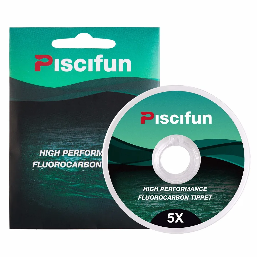 Piscifun рыболовная леска для ловли нахлыстом фторуглеродный материал низкая