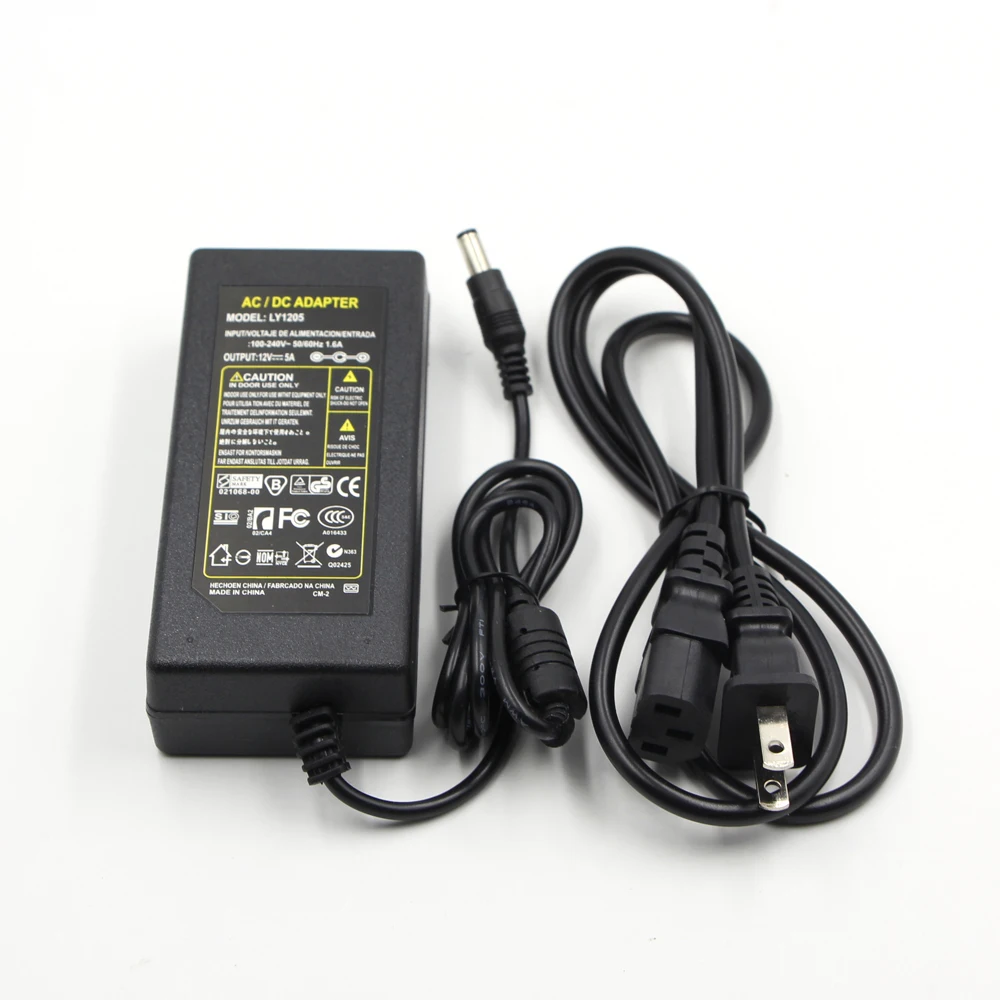 DC 12V Мощность адаптер EU Plug 1A 2A 3A 5A 10A Зарядное устройство конвертер Импульсный Светодиодный драйвер для Светодиодные ленты светильник 110V 220V блок питания