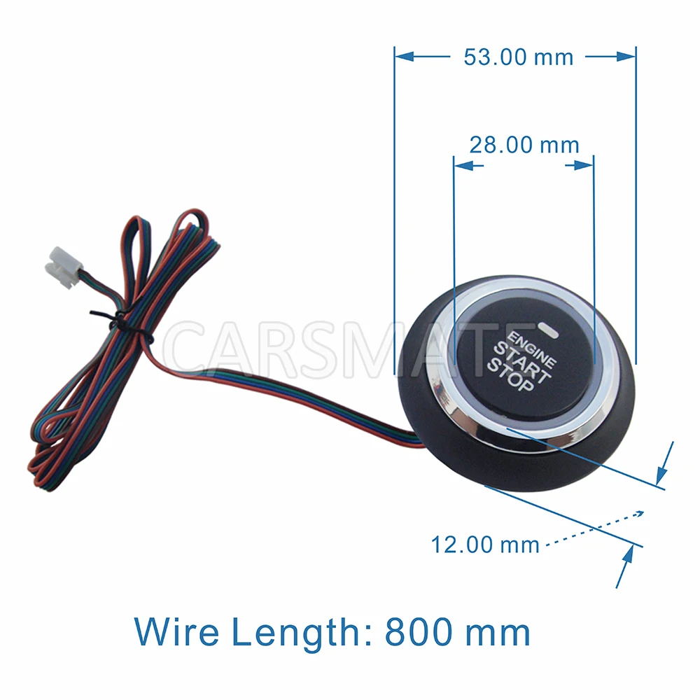 Горячая PKE Автомобильная сигнализация с картой смарт-ключи идентификации