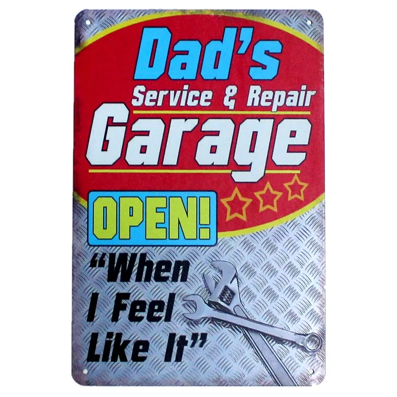 [Mike86] Garage MY TOOLS металлический постер с надписью RULES художественная живопись в