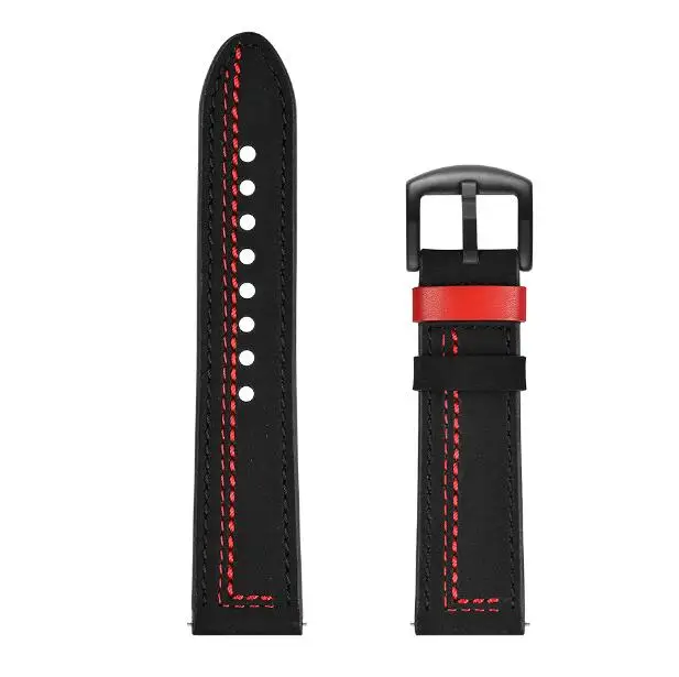 black Ремешок для часов для Xiao mi Amazfit Pace Карлос Корреа аксессуары для Xiao mi Hua mi Amazfit Stratos 2 Браслет samsung gear S3 ремешок для часов - Цвет: black