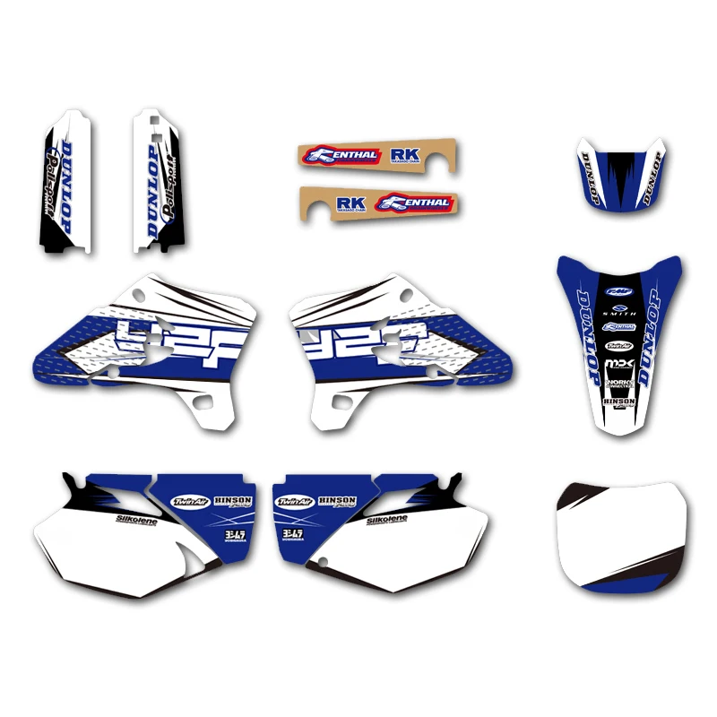Графические и Фоновые наклейки наборы для Yamaha YZ250F YZ450F YZF250 YZF450 2003 2004 2005 YZ 250F 450F YZF 250