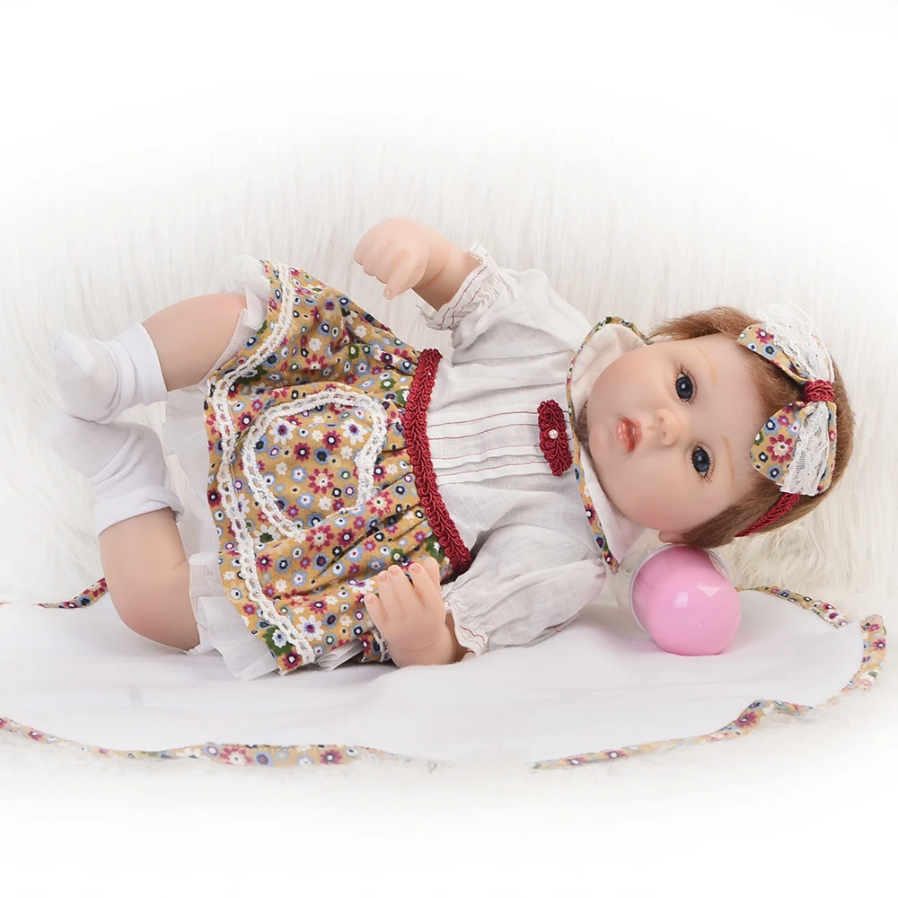 Кукла реборн Мягкая силиконовая виниловая для новорожденных игрушка принцессы