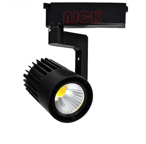 

15pcs 24W Black/White Housing High CRI COB LED Track Light 3 Wires LED Spot Light LED Track Rail Indoor Lighting AC85-265V