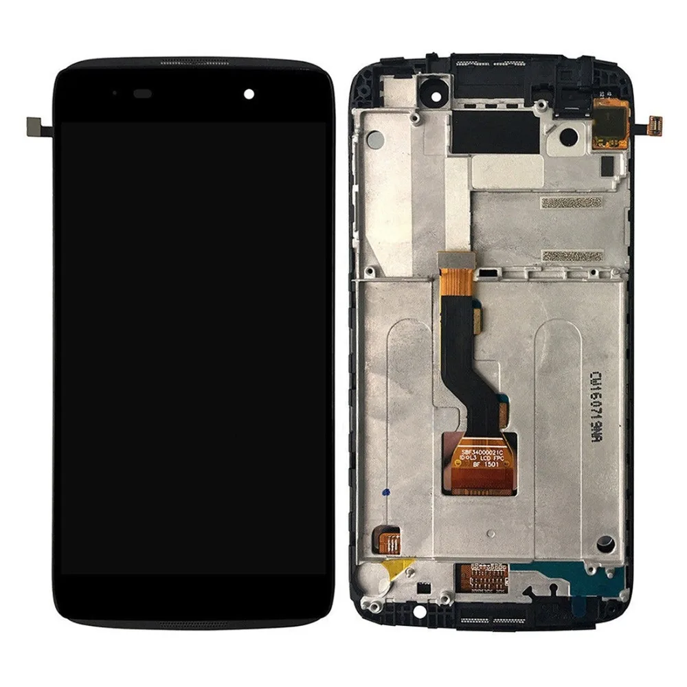 H новый для Alcatel One Touch Idol 3 4 7 LTE/6039 ЖК-экран и дигитайзер полная сборка с рамкой |