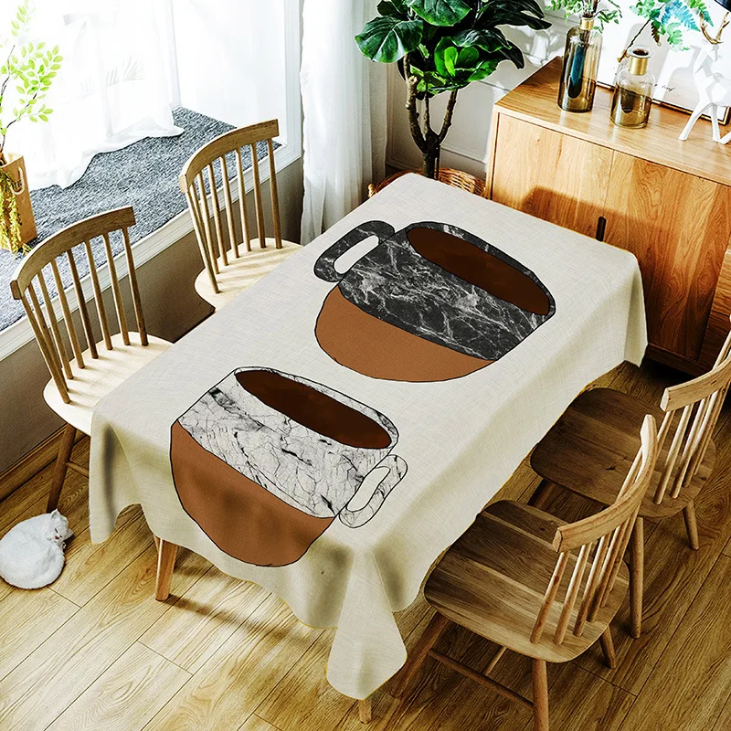 Cake Tablecloth Waterproof Decorative Washable Table Cover Rectangular Tapete Home Cloths Oilproof | Дом и сад