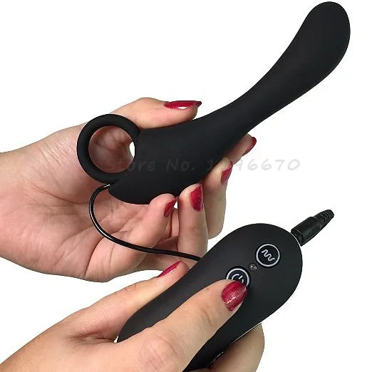 Массажер простаты 10 режимов вибратор для мужчин силиконовая Анальная пробка