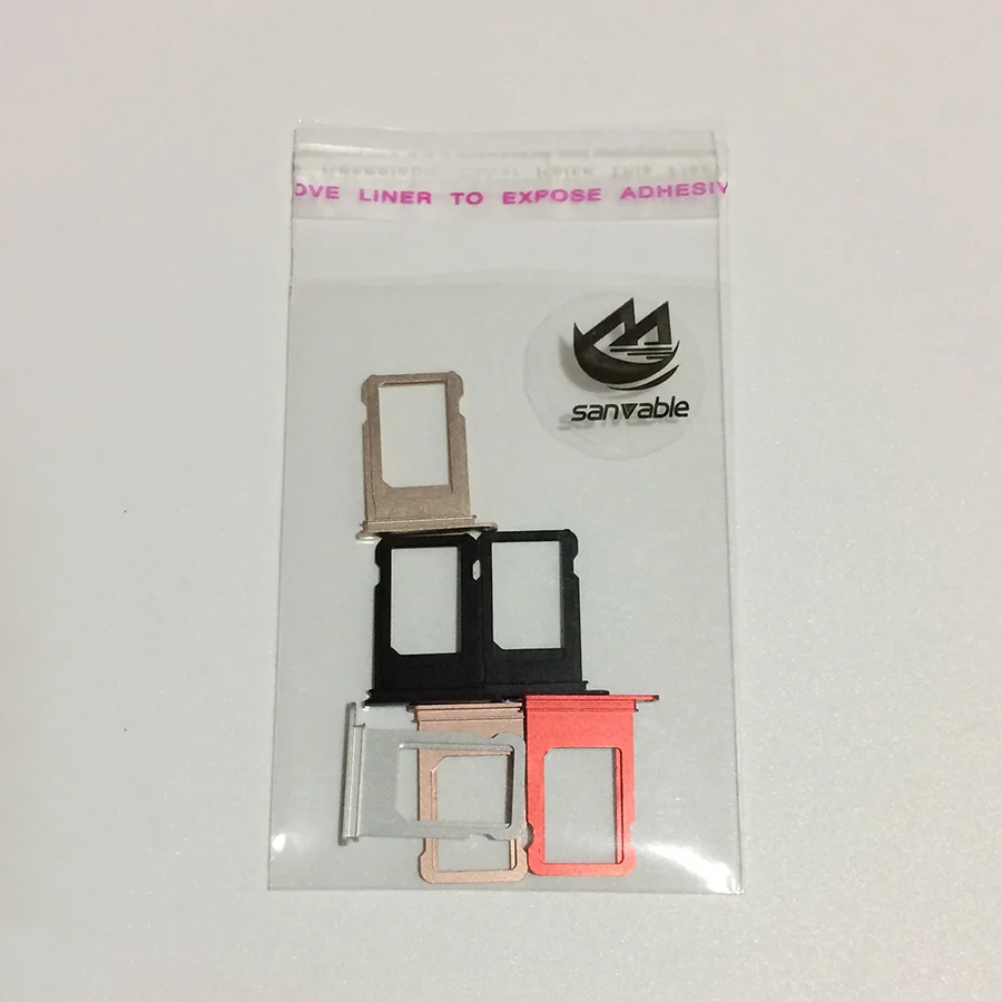 Оригинальный лоток для Nano Sim карты 500 шт./лот слот гнезда IPhone 7