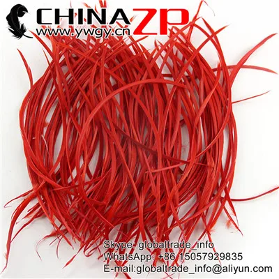 Red Chinazp Feathers Розничная торговля Размер 20~ 25 см(8~ 10 дюймов) 100 шт./лот экспорт хорошее качество DIY украшения гусиные биоты перья - Цвет: Red