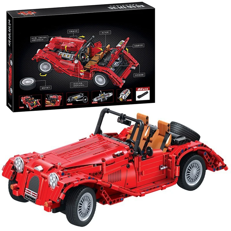 Jalopy Roadster Classic Car Creator Expert Technic строительные блоки кирпичи подходят для города DIY игрушки подарки для детей мальчиков дети