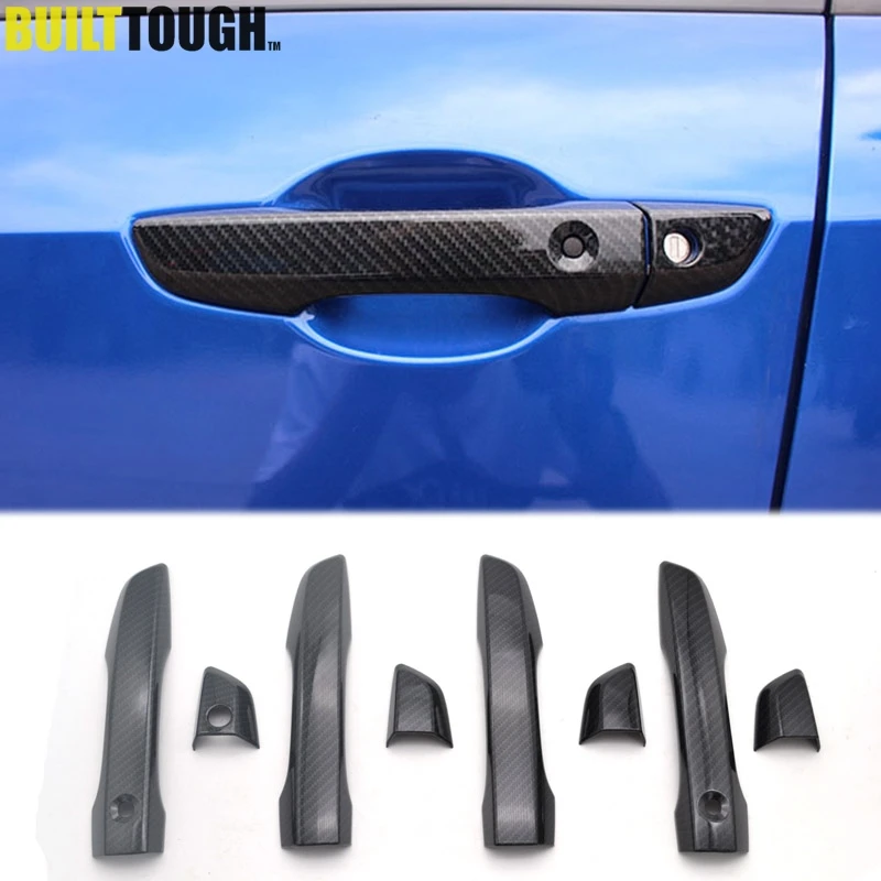 Для Honda Civic 2016 2017 2018 2019 2020 боковая дверная ручка из углеродного волокна