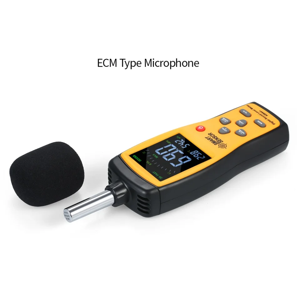 Цифровой измеритель уровня звука цифровой Noisemeter ЖК дисплей уровень громкости