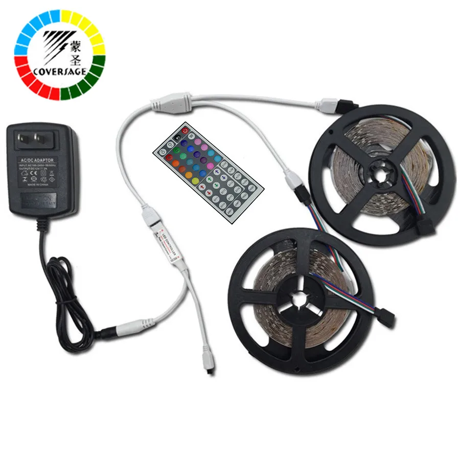 Светодиодная водонепроницаемая лента Coversage RGB 5050 10 м 600 светодиодов IP65 12 В