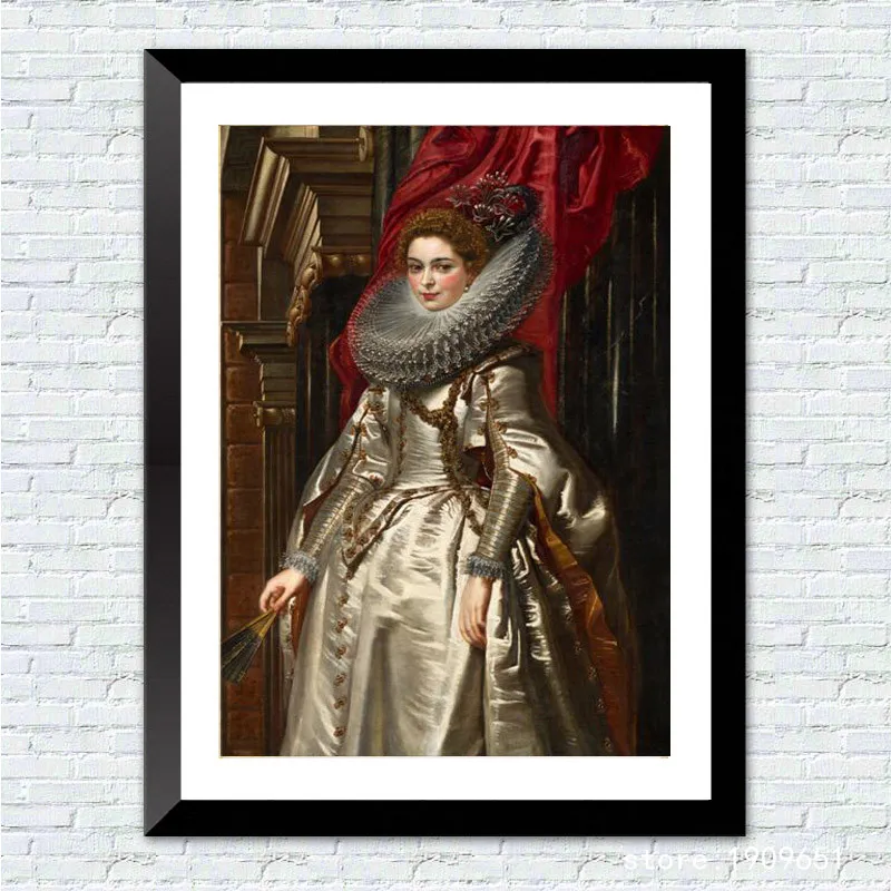 Классические дворцовые фигурки из хлопка без рамки женские напечатанные на