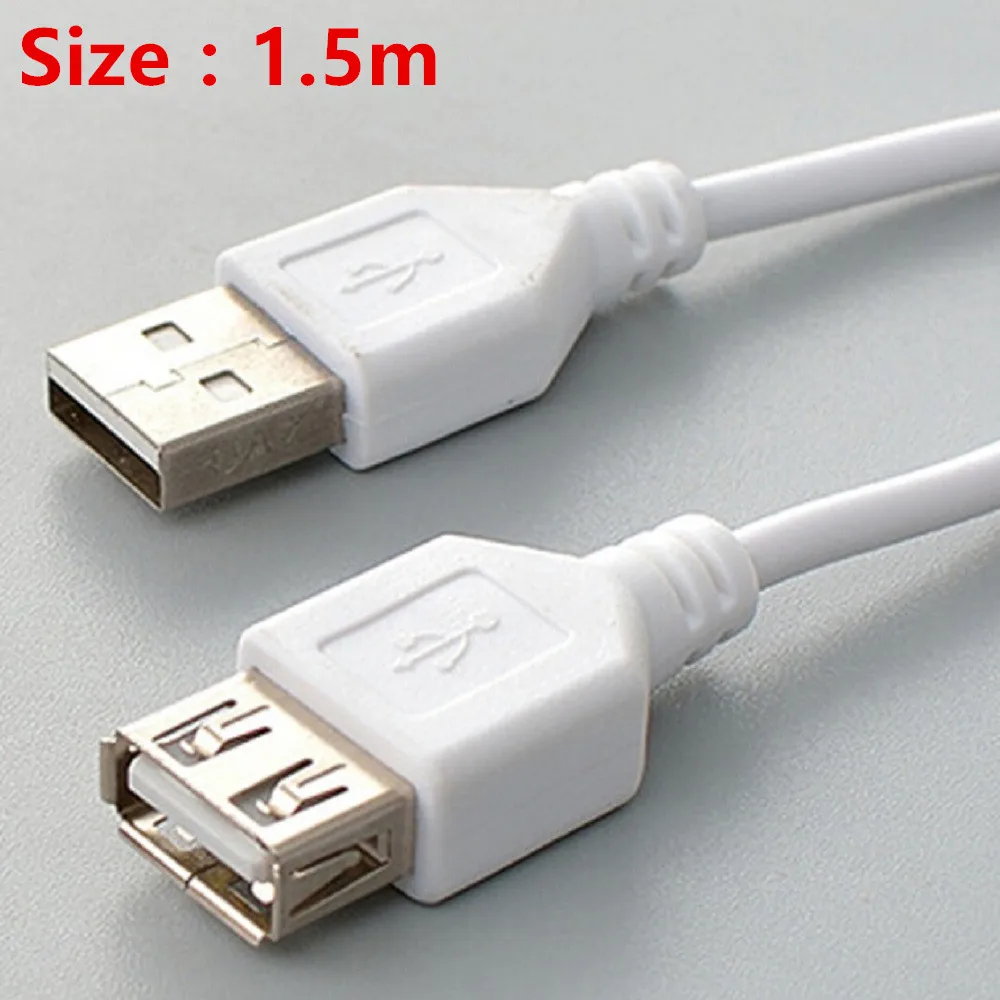 80/150 см USB кабель-удлинитель Супер Скоростной USB 2,0 кабель мужской и женский кабель-удлинитель для синхронизации данных USB 2,0 - Цвет: 3