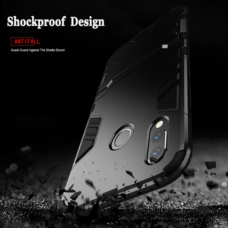 Shockproof Hybrid For Xiaomi Mi Mix 2 2s 3 Mix2 Mix2s Mix3 Soft Silicone &amp Plastic Armor Case Cover Built in Kickstand Fundas |