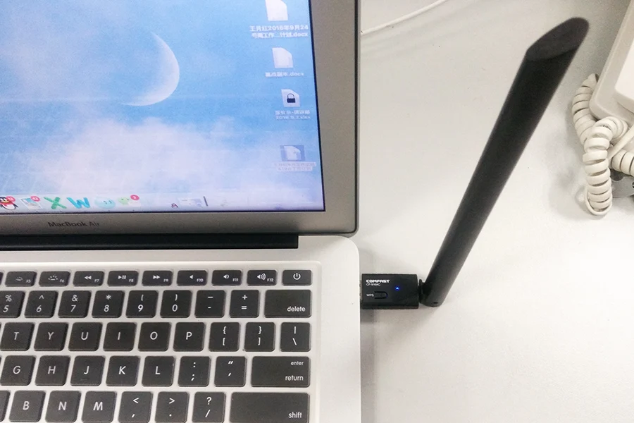 10 шт. двухдиапазонный usb адаптер Wi Fi 600 Мбит Long Distance 6dBi антенны 5 8 Г приемник Usb Lan