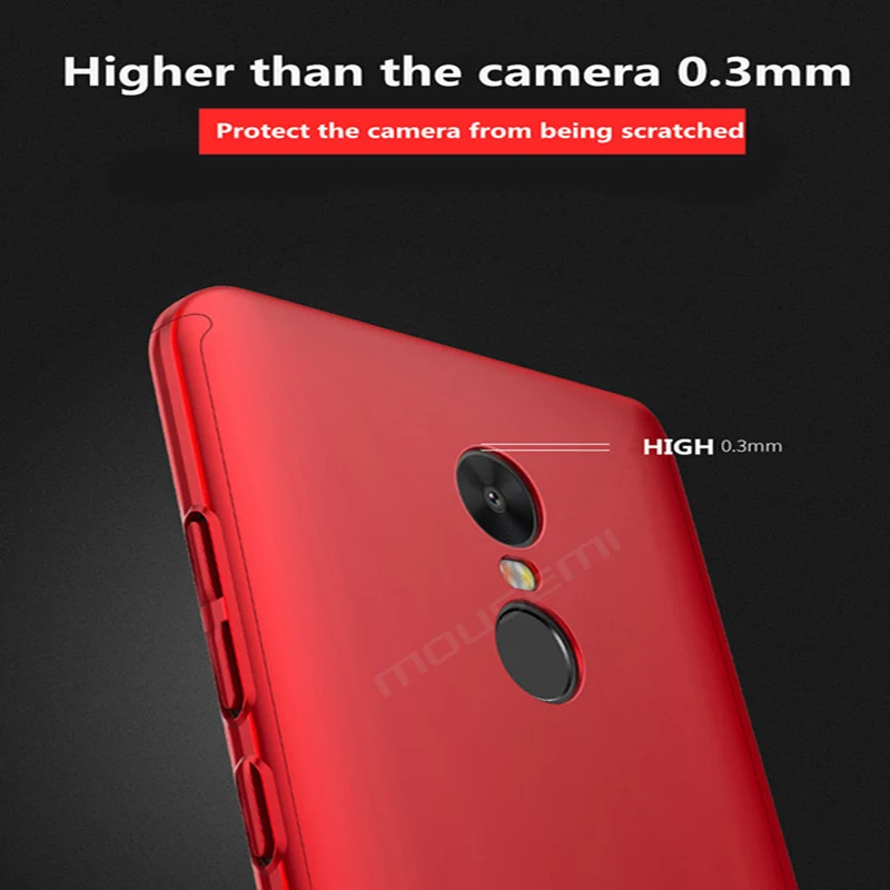 Чехол CAPAME 4x для Xiaomi Redmi со стеклом 360 Полное покрытие Жесткие защитные чехлы