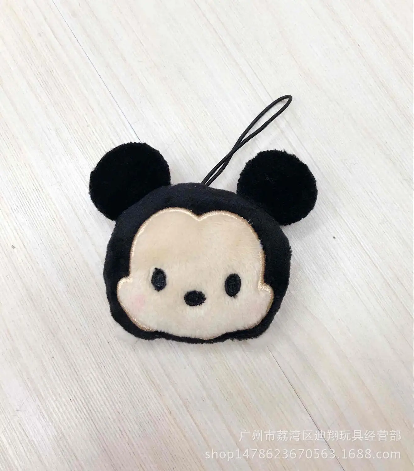 Темно-красный Disney брелок Микки Маус Подвеска Брелок-Плюшевая Кукла мультфильм подвеска с Минни Сумка сувенирный подарок детские игрушки аксессуары - Цвет: Темно-красный