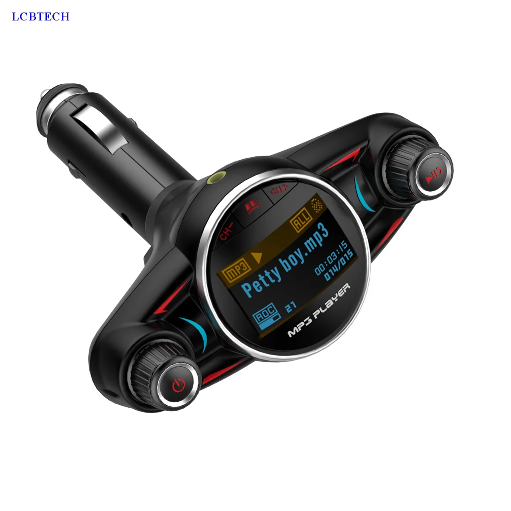 Беспроводной Bluetooth 4,0 Автомобильный MP3-плеер FM передатчик аудио приемник Dual USB Зарядное устройство Поддержка Bluetooth звонки, музыка передачи