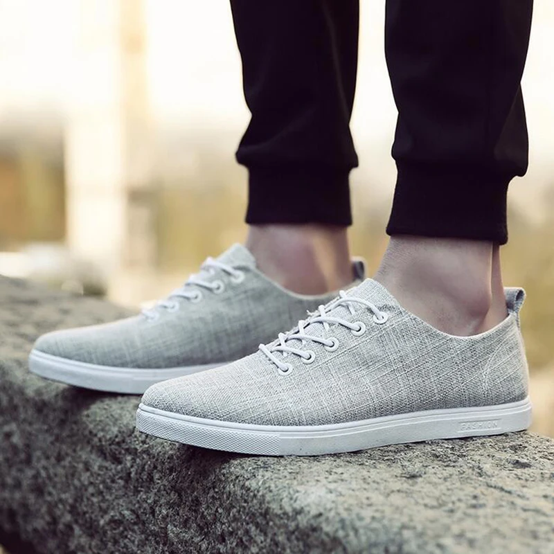 2018 Spring and Autumn new comfortable wearable canvas wild running shoes men's sports free shipping#8 | Спорт и развлечения