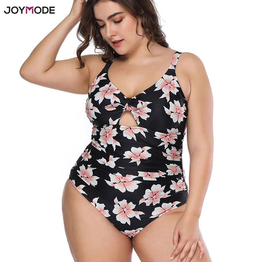 Слитное бикини JOYMODE боди новинка 2018 большие размеры 4XL купальники женский