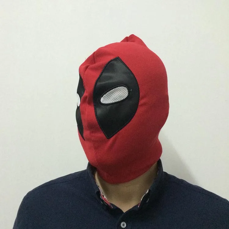 Новая классная маска супергероя Дэдпула Высококачественная вязаная
