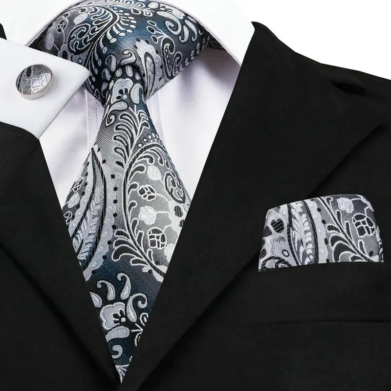 Новинка 2016 классический серый мужской галстук высокого качества дизайнерский